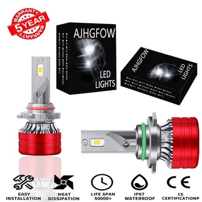 Juego de 2 bombillas LED 9005 HB3 faros de haz alto para Toyota Camry 2007-2018 Foto 1 de 4