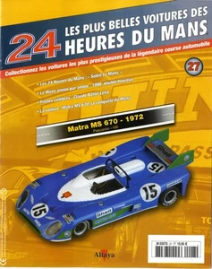 FASCICULE ALTAYA  n°27 MATRA MS 670 CLAUDE BALLOT-LENA 24h du MANS 1990 - Imagen 1 de 1