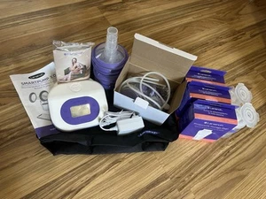 Lansinoh Smartpump 3.0 Double Electric Breast Pump - White/Purple - Picture 1 of 5