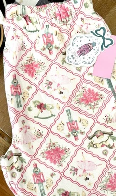 Pantalones para mujer con estampado de cascanueces con gráficos de vellón - blanco roto talla grande nuevos con etiquetas Foto 1 de 4