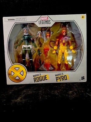 MARVEL LEGENDS ROGUE & PYRO ¡PACK DE 2! FIGURAS DE ACCIÓN HASBRO X-MEN ¡NUEVAS EN CAJA!! Foto 1 de 2