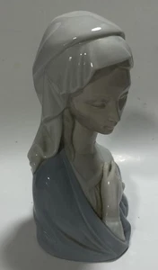 LLADRO Vintage Hecho a Mano España Virgen María Santa Madre Virgen Virgen Virgen Cabeza - Imagen 1 de 8