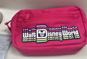 !New Walt Disney World Mickey Mouse Logo Pink Fanny Pack - Picture 1 of 2