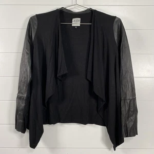 Rozae by Rozae Nichols Jacke Damen Medium Lederärmel vorne offen hergestellt in den USA - Bild 1 von 11
