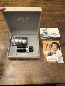 Cámara fotográfica Som Berthiot Pan Cinor 12,5-36 mm vintage de 8 mm con instrucciones - Imagen 1 de 20
