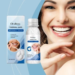 Kit de reparación moldeable temporal de gel sólido dental montaje de cuentas térmicas 30 g E5O1 - Imagen 1 de 7