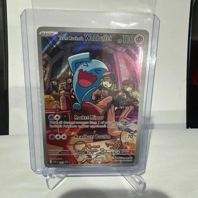 Team Rocket's Wobbuffet 203 Sv: Scarlet & Violet Promo Cards Holo - Image 1 of 4