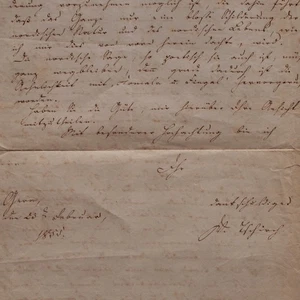 Brief Wilhelm Tschirch Komponist Autograph Musik Gera 1855 - Bild 1 von 3