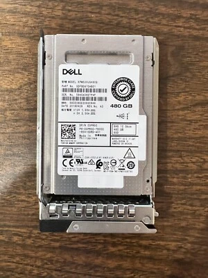 For 3PR5C DELL TOSHIBA 480GB 12G SAS 2.5” SFF SDD KPM5XVUG480G - Image 1 of 2
