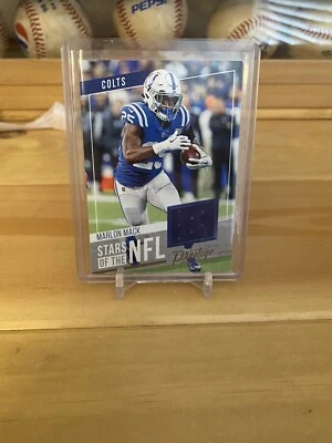 2019 Panini Prestige Stars of the NFL Xtra Points Blue Marlon Mack #SS-MM - Image 1 of 2