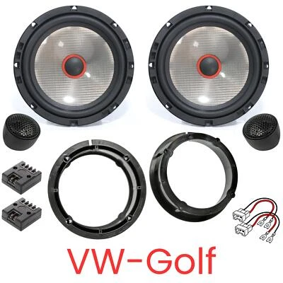 Audio System CARBON 165 Lautsprecher Boxen Set kompatibel für VW Golf 4 (1J) - Bild 1 von 4
