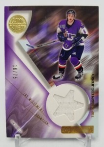 2001-02 Upper Deck CHL Game Used JAY MCCLEMENT Top Prospects Jersey /75 Brampton