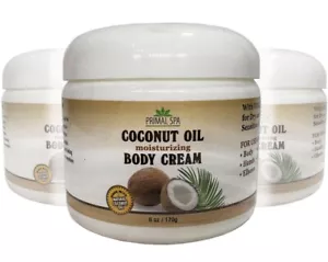 Primal Spa KOKOSÖL Körpercreme mit Vitamin E Feuchtigkeitscreme für trockene Haut Verkauf Crema - Bild 1 von 7