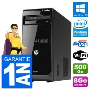 PC Tour HP Pro 3400 MT Intel Pentium G630 RAM 8Go Disque 500Go Windows 10 Wifi - Imagen 1 de 8