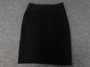 Asos Womens Skirt 10 black A-line zip - Picture 1 of 11