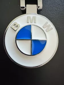 VINTAGE BMW Keychain - German Engineering at its Finest!! BMW Key Tag - Picture 1 of 7