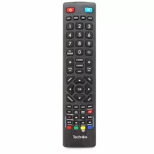 Genuine Technika TV Remote Control For LCD LED Freeview PVR 3D HD TV/DVD TV's - Picture 1 of 1