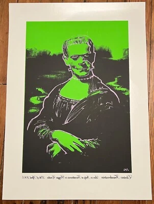 Póster de concierto eléctrico Frankenstein 2005 impreso a mano por Malleus Foto 1 de 4