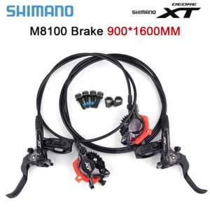 Shimano XT BL-BR-M8100 Hydraulische Scheibenbremshebel Bremssattel 900/1600mm Resin Beläge - Bild 1 von 14