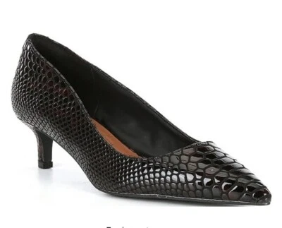 Zapatos de salón de vestir de cuero con estampado de serpiente Kurt Geiger London Kensington Flexi 45 talla 40,5 Foto 1 de 4