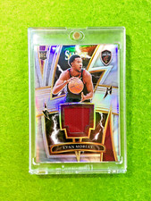 Evan Mobley SILVER PRIZM ROOKIE JERSEY CARD 2021 Select EVAN MOBLEY SPARKS SP RC