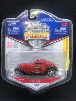 Jada Badge City HEAT '34 Ford Fire coleccionable escala 1:64 Foto 1 de 4