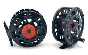 Moonlit Eclipse Fly Reel 7/8 wt Burnt Orange Matte Black O Ring Sealed Drag - Picture 1 of 4