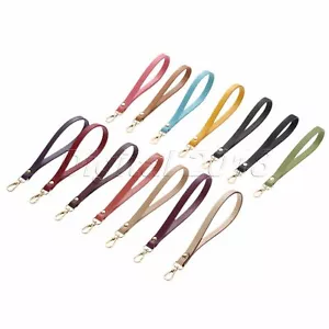 15*0,8 cm Cuero Correas Cortas Bolso Accesorios Pulsera Bolso de Muñeca Manija - Imagen 1 de 22