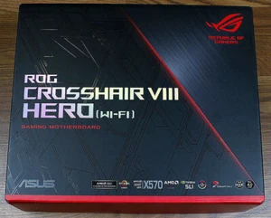 Placa madre ASUS ROG CROSSHAIR VIII HERO (con WiFi 6) X570 AMD AM4 ATX NUEVA - Imagen 1 de 6