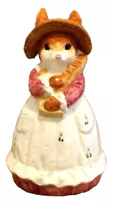 1984 Arnart Japan Keramik Miss Baking Bunny Hase Frühling Vintage Spielfigur - Bild 1 von 10