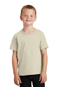 Port & Company PC54Y Youth Short Sleeve Core Cotton Crew Neck Stylish T-Shirt - Picture 1 of 42