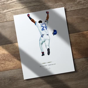 Joe Carter Toronto Blue Jays 1993 World Series Home Run 8x10 Print Poster Art - Picture 1 of 10