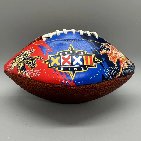 Vintage 1998 San Diego Limited Edition Super Bowl XXXII 32 Mini Football Cover