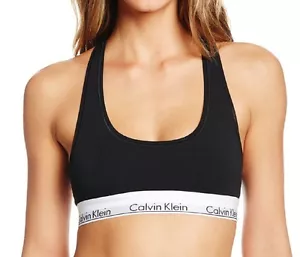 Calvin Klein Modern Cotton Logo Bralette - F3785 - Picture 1 of 27