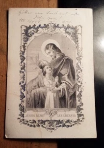 Jesus benit les enfants - Jesus und 2 Kinder / Andachtsbild Heiligenbild - Afbeelding 1 van 1