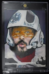 TOPPS Star Wars Rise of Skywalker ADAM EVERETT BECK Sketch Card SNAP WEXLEY PILO - Picture 1 of 2