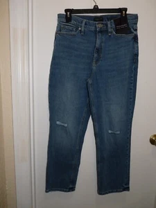 NEU Banana Republic Jeans 30 x 27 Damen Straight Leg Distressed Denim Hose - Bild 1 von 5