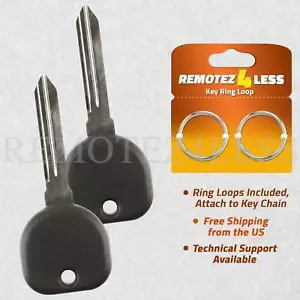 2 New Pk3 Transponder Chip Ignition Key Uncut Blade Blank For GM B99PT 690898 - Picture 1 of 6