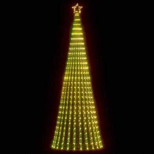 vidaXL Christmas Tree Light Cone 475 LEDs Warm White 250 cm BMG - Picture 1 of 10