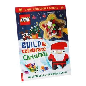 Build & Celebrate Christmas By LEGO® Books (includes 45 bricks) Ages 5-7 - PB - Picture 1 of 15