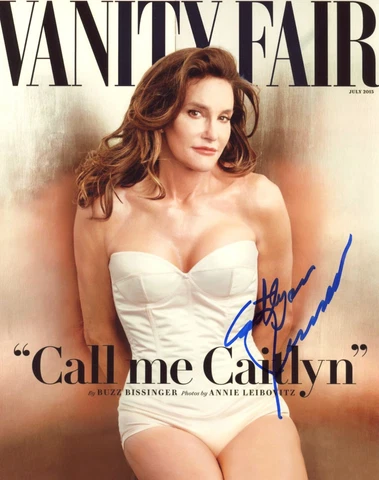 Caitlyn Jenner Signed 10x8 Photo  AFTAL#217 OnlineCOA Cover