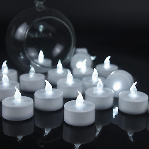 VETOUR Flamless Tea Lights Candles Battery Operated - Led Tea Lights Candles wit