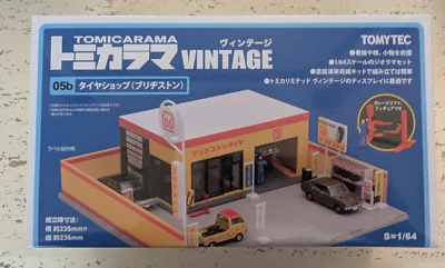 TOMYTEC Tomica Rama Vintage 1/64 LV05b Tire Shop Bridgestone Nuevo en caja Foto 1 de 4