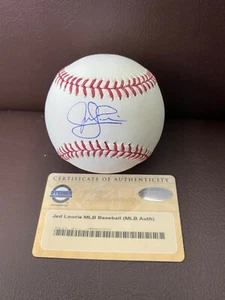 Jed Lowrie AUTOGRAPHED Signed BASEBALL Steiner MLB hologram - Picture 1 of 2
