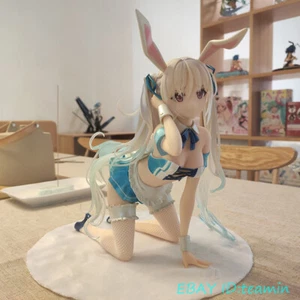 New XINHAO Chris-Aqua Blue Anime Bunny Girl 1/4 Figure Statue Model Toys No Box - Picture 1 of 12