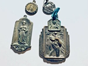 4 MEDALLAS RELIGIOSAS DIVERSAS - Imagen 1 de 5