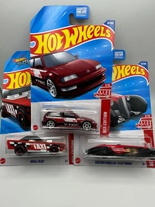 HOT WHEELS 2025 TARGET RED EDITION 90 HONDA CIVIC EF CUSTOM CADILLAC SMALL BLOC - Picture 1 of 12