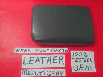 ✅ OEM 2007-2017 GMC ACADIA BUICK ENCLAVE REPOSABRAZOS CONSOLA CENTRAL TAPA CUERO GRIS Foto 1 de 4