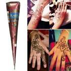 Brown Natural Temporary Body Herbal Henna Cones Tattoo Chi Paint Uk Ink Art S3l1