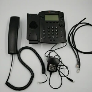 Polycom VVX 311 Display Business Office IP Phone 2201-48350-001 with AC Adapter - Picture 1 of 16